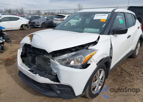 2020 Nissan Kicks S Xtronic Cvt z USA, uszkodzony, nr VIN 3N1CP5BV2LL556383